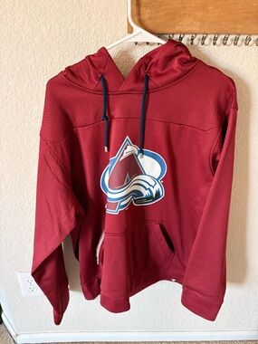 Fanatics Burgundy and Navy Team Pullover Hoodie